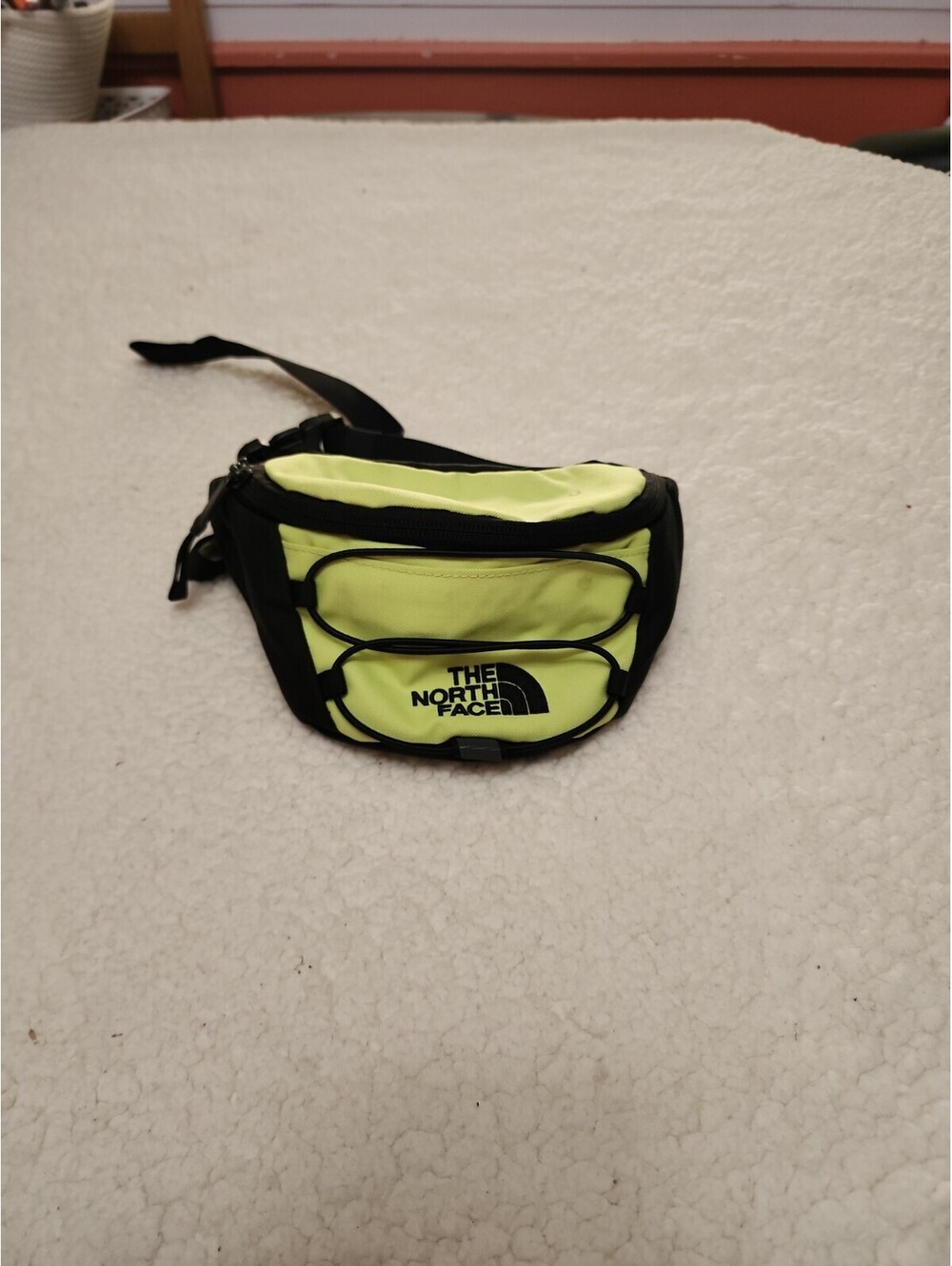 The North Face Jester Lumbar Pack in the lime Green and black